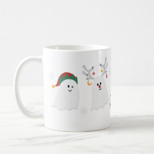 Niedlich Spooky Weihnachtsgeister Kaffeetasse
