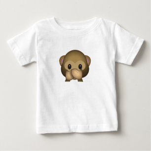 Niedlich sprechen Sie keinen schlechten Affen Baby T-shirt