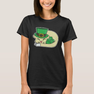 Niedlich St Pattys Tag Für Mädchen Katze 1 T-Shirt