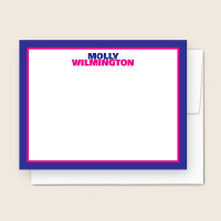 Niedlich Stacks Name Blue Pink Border Fun Stationi