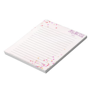 Niedlich Stars Kids Stationary Notepad Notizblock