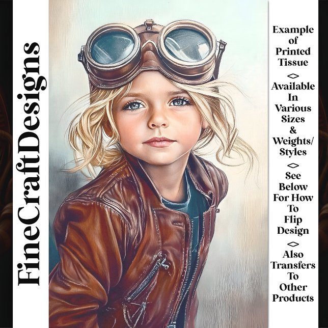 Niedlich Steampunk Girl Aviator Goggles W9 Decoupa Seidenpapier (Von Creator hochgeladen)