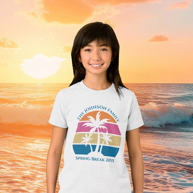 Niedlich Strand Sonnenuntergang Palmen Bäume Custo Tri-Blend Shirt (Von Creator hochgeladen)