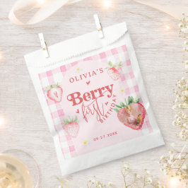Niedlich Strawberry Daisy Berry First Foto Brithda Geschenktütchen