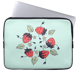 Niedlich Strawberry Kawaii Frucht Laptopschutzhülle