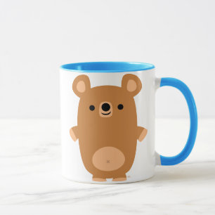 Niedlich Strong Cartoon Bär Tasse