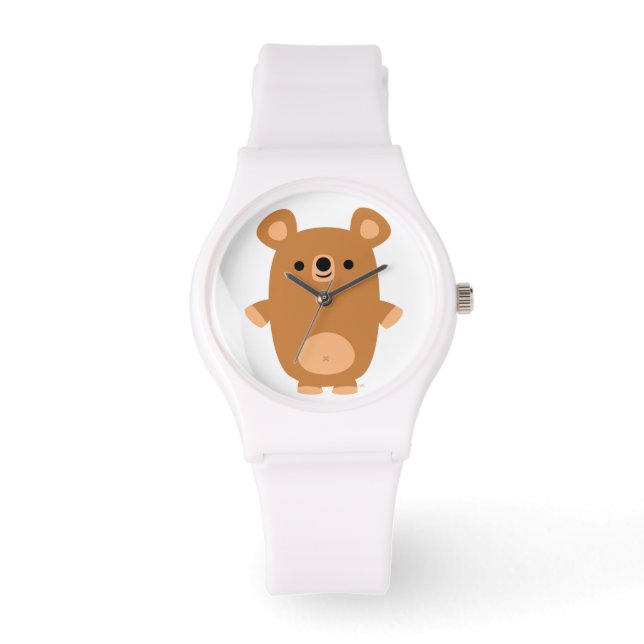 Niedlich Strong Cartoon Bear Sporty Watch Armbanduhr (Vorderseite)