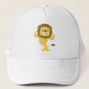 Niedlich Strong Cartoon Lion Hat Truckerkappe
