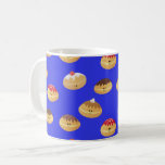 Niedlich Sufganiyot Gemustert Kaffeetasse<br><div class="desc">Hannukah Donuts!</div>