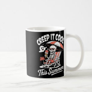 Niedlich Summerween Ghost Funny Beach Halloween Kaffeetasse