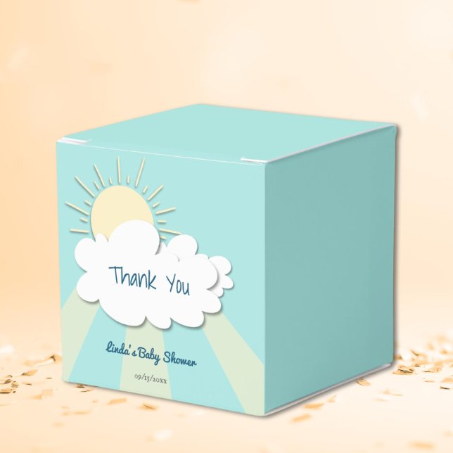 Niedlich Sun Sunburst Babydusche Geschenkschachtel (Von Creator hochgeladen)