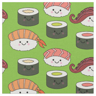 Niedlich Sushi Kids Kawaii Cartoon Food Stoff