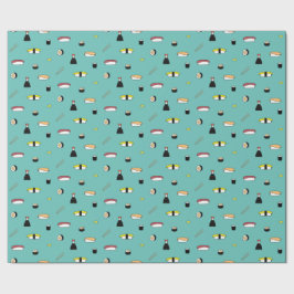 Niedlich Sushi Roll Set Muster Nigiri Maki Light A Geschenkpapier