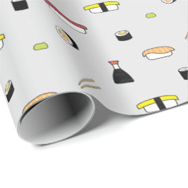 Niedlich Sushi Roll Set Muster Nigiri Maki Light G Geschenkpapier