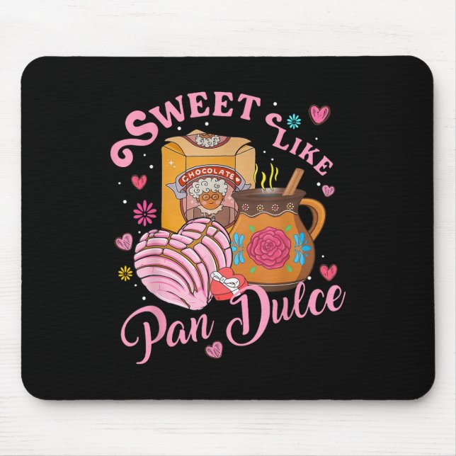Niedlich süß wie Pan Dulce Spanisches Brot Va Mousepad (Vorne)
