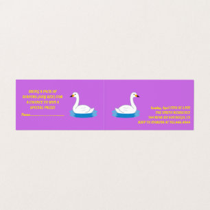 Niedlich Swan Theme Girl Baby Dusche