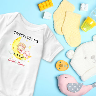 Niedlich Sweet Dreams Little Baby Girl Custom Strampler