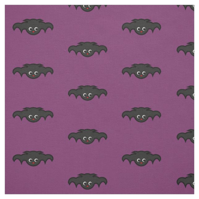 Niedlich Sweet Kawaii Bat Stoff (Muster)