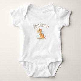 Niedlich Sweet Personalisiert Dinosaur Baby Boy Strampler