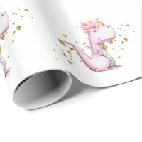 *~* Niedlich Sweet Pink Floral Toothy Dragon Dinos