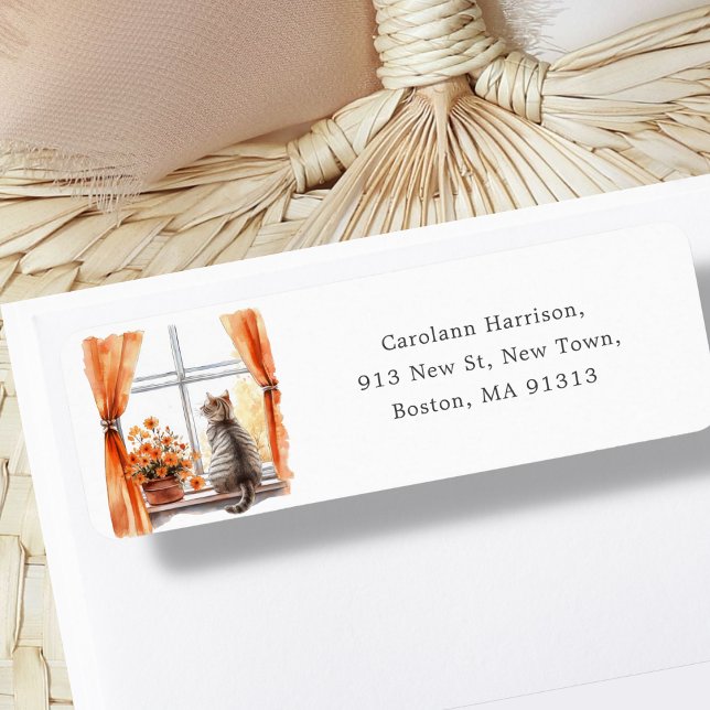 Niedlich Tabby Cat | Herbst-Adresse (Von Creator hochgeladen)