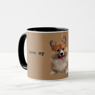 Niedlich Tan Welsh Corgi Tasse