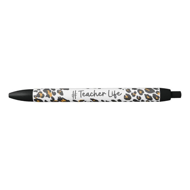 Niedlich Teacher Leopard Print Pen Kugelschreiber (Vorderseite)