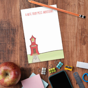 Niedlich Teacher School Stilvolle Schulklasse Post-it Klebezettel