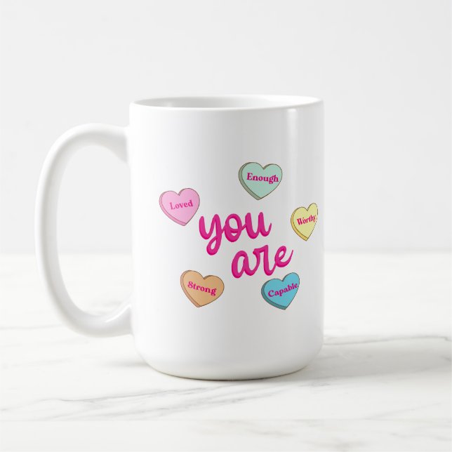 Niedlich Teacher Valentine Kaffeetasse (Links)