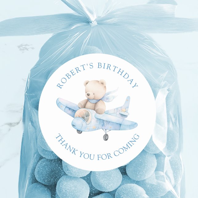 Niedlich Teddy Bar Geburtstag Danke Sticker (Von Creator hochgeladen)