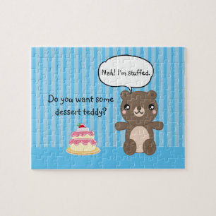 Niedlich Teddy Bear Kids Funny Joke Puzzle