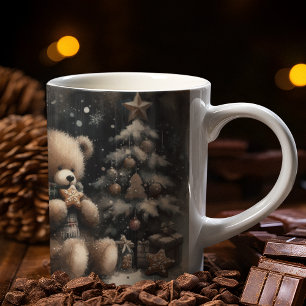 Niedlich Teddy Bear Weihnachten Kaffeetasse