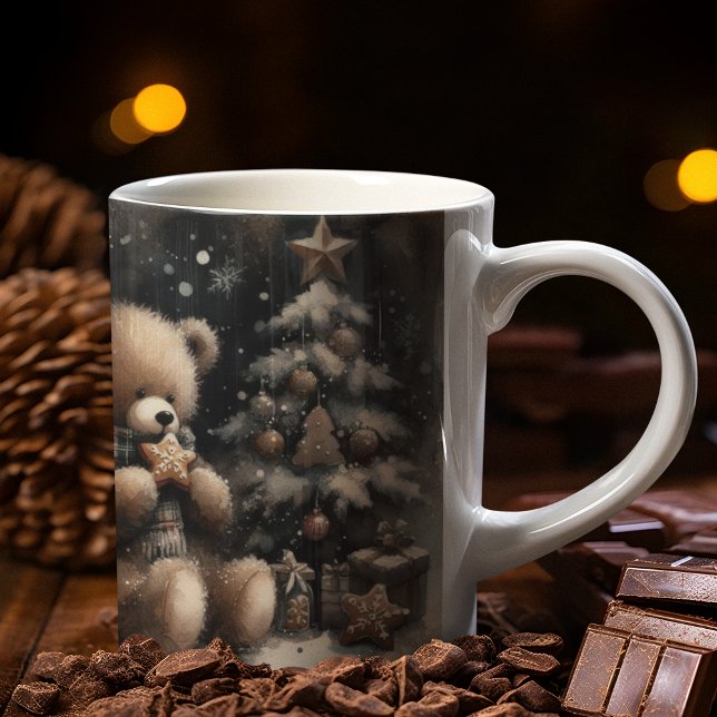 Niedlich Teddy Bear Weihnachten Kaffeetasse (Von Creator hochgeladen)