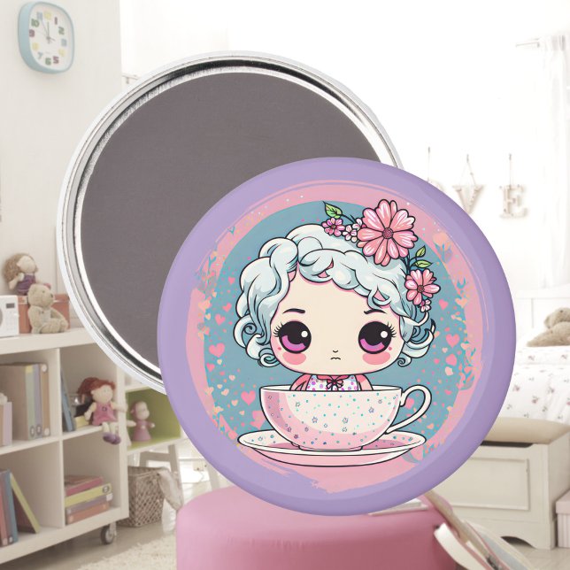 Niedlich Tee Cup Doll Magnet (Von Creator hochgeladen)