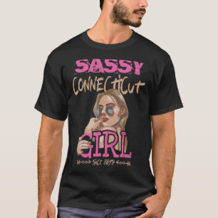 Niedlich Teen Girls Outfit Sassy Connecticut Girl  T-Shirt
