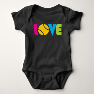 Niedlich Tennis LIEBE -     Baby Bodysuit Strampler
