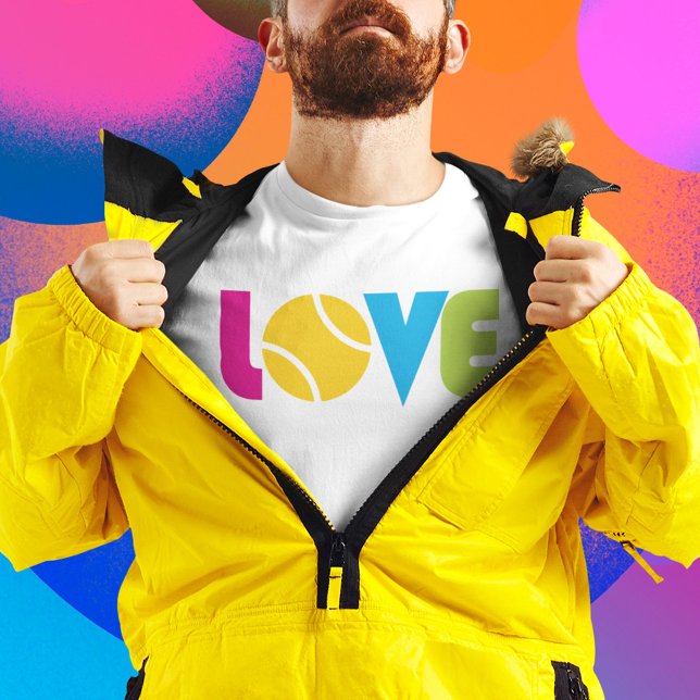 Niedlich Tennis LIEBE - erwachsen T-Shirt (Von Creator hochgeladen)