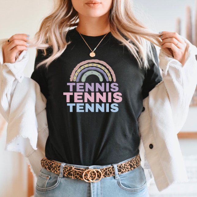 Niedlich Tennis Rainbow T - Shirt (Von Creator hochgeladen)