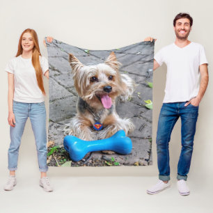 Niedlich Terrier Fleecedecke