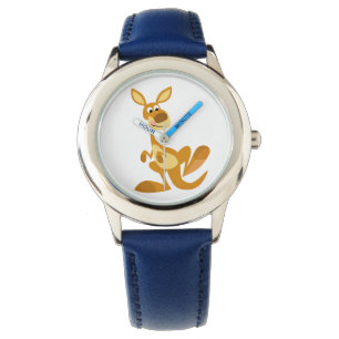 Niedlich Thumping Cartoon Kangaroo Watch Armbanduhr