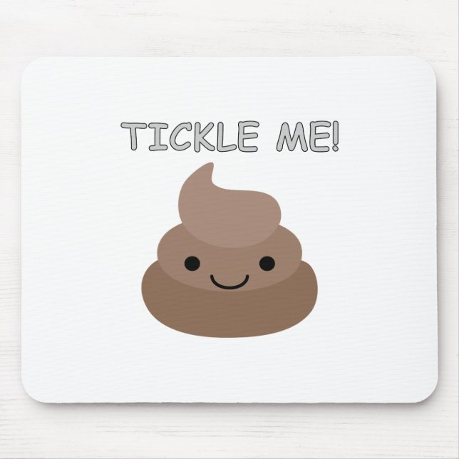 Niedlich Tickle Me Kacke Emoji Mousepad (Vorne)