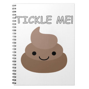 Niedlich Tickle Me Kacke Emoji Notizblock