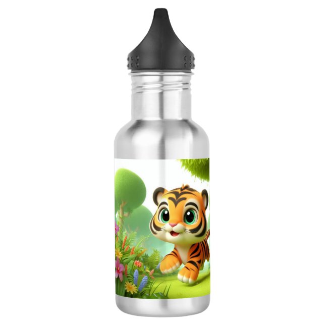 Niedlich Tiger Edelstahlflasche (Links)