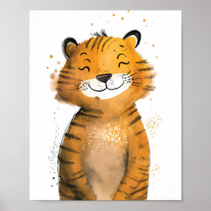 Niedlich Tiger Poster