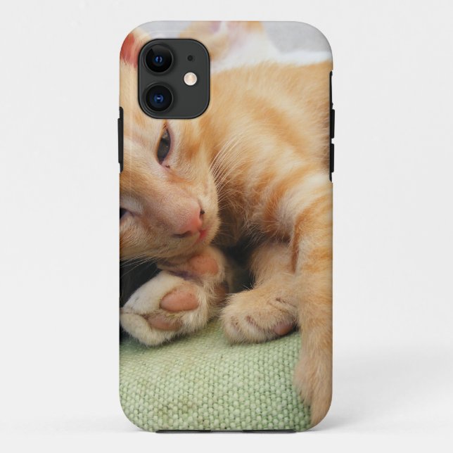 Niedlich Tiger Stripe Kitten Case-Mate iPhone Hülle (Rückseite)