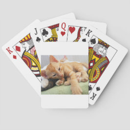 Niedlich Tiger Stripe Kitten Spielkarten