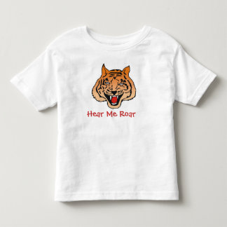 Niedlich Tiger T "Hear Me Roar" Kleinkinder Kleinkind T-shirt