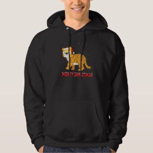 Niedlich Tiger Weihnachtsbäume Weihnachten Weihnac Hoodie