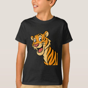 Niedlich Tiger Wildcat Funny Wildlife Animal Jungl T-Shirt