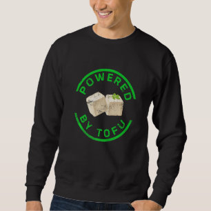Niedlich Tofu Vegan Meatless Vegetarian Powered by Sweatshirt